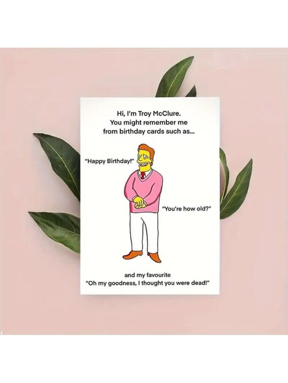 ($5) The Simpsons Card
